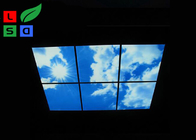 595x595Mm LED Shop Display Blue Sky LED Flat Panel Light For Ceiling Decoration