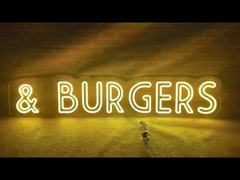 Café ou restaurant ou bar personnalisé panneau LED au néon décoration intérieure extérieure acrylique DC12V