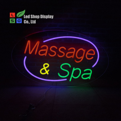 12V LED Neon Signes Lumière personnalisée pour le message Spa mur ou panneaux de décoration intérieure