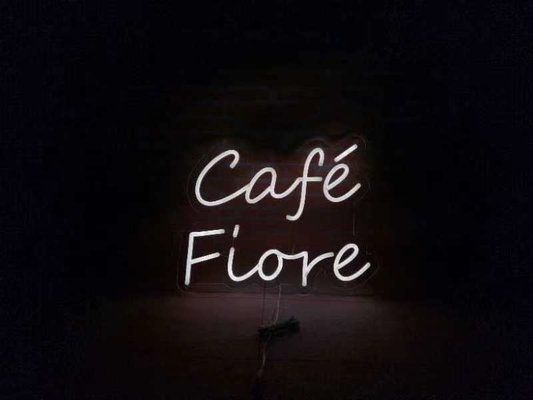Café ou restaurant ou bar personnalisé panneau LED au néon décoration intérieure extérieure acrylique DC12V
